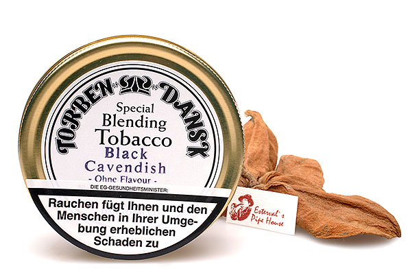 Torben Dansk Black Cavendish English Pipe tobacco 50g Tin Torben Dansk Black Cavendish English Pipe tobacco 50g Tin